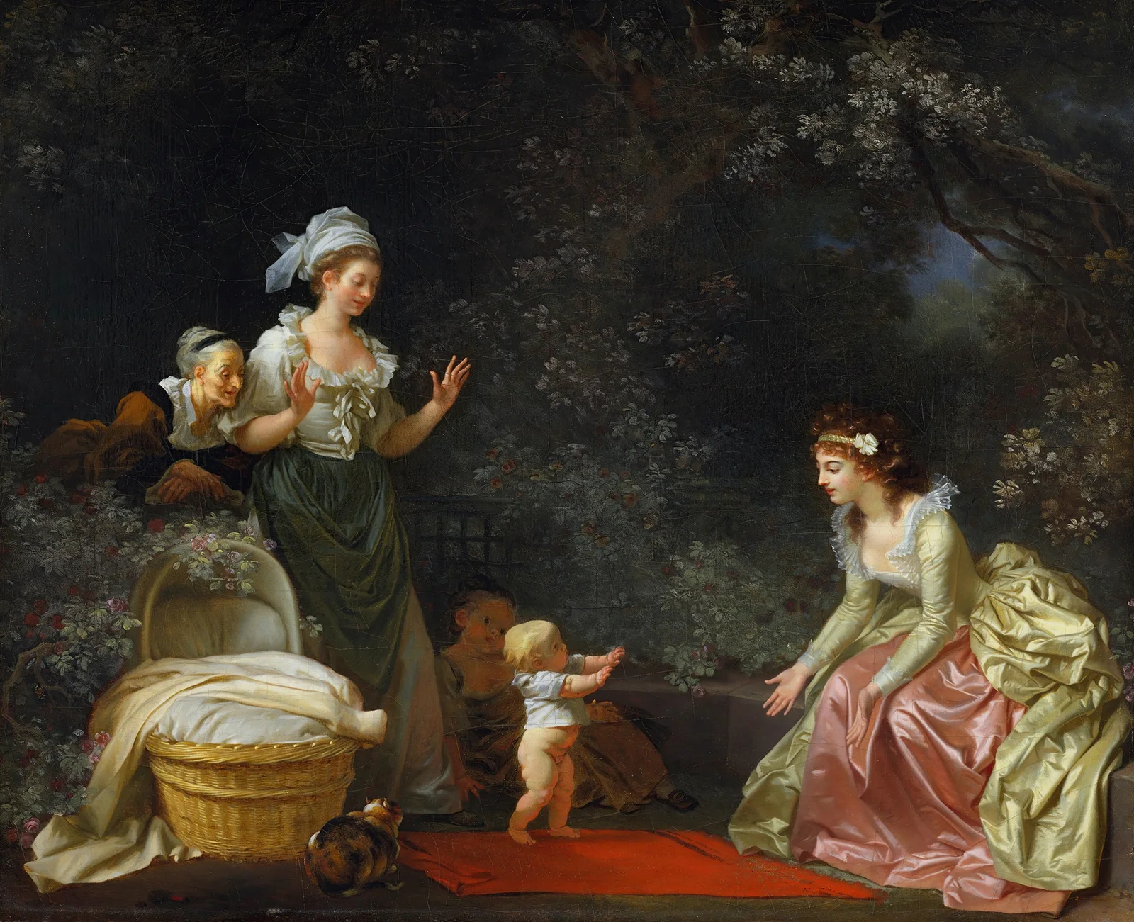 The First Steps av Jean-Honoré Fragonard