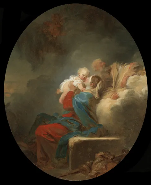 The Rest on the Flight into Egypt, 1774 av Jean-Honoré Fragonard