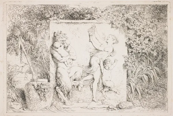 The Satyrs’ Dance av Jean-Honoré Fragonard