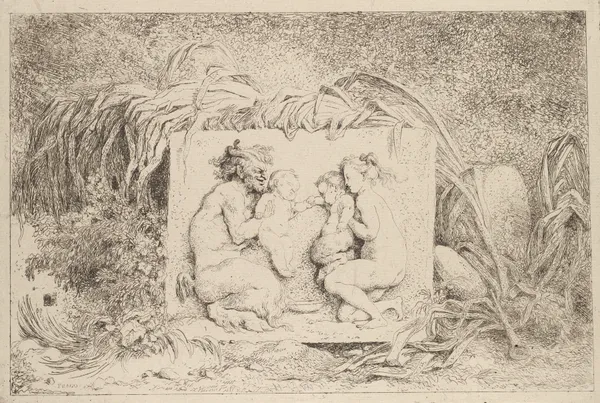 The Satyr’s Family av Jean-Honoré Fragonard