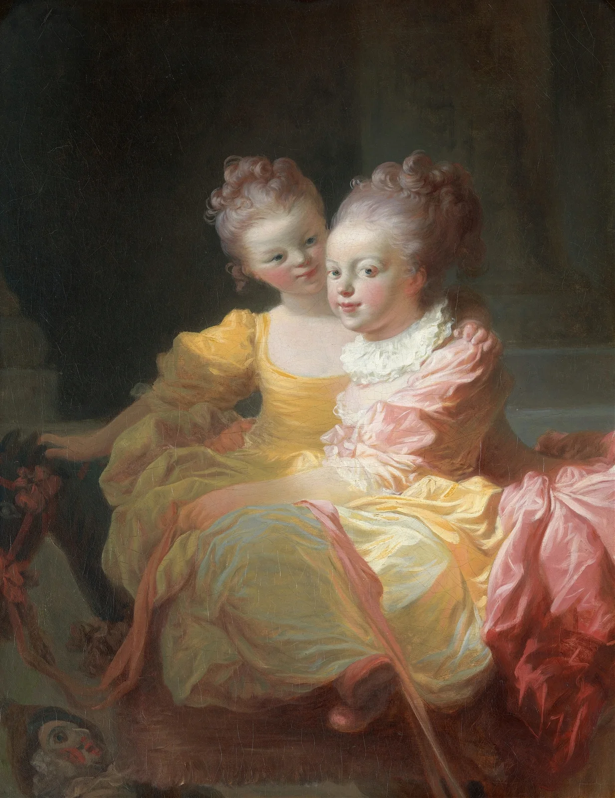 The Two Sisters av Jean-Honoré Fragonard