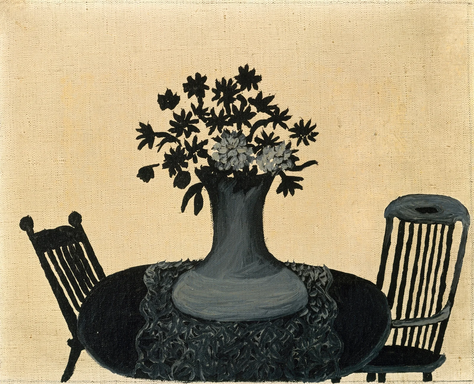 Table and Two Chairs av Horace Pippin