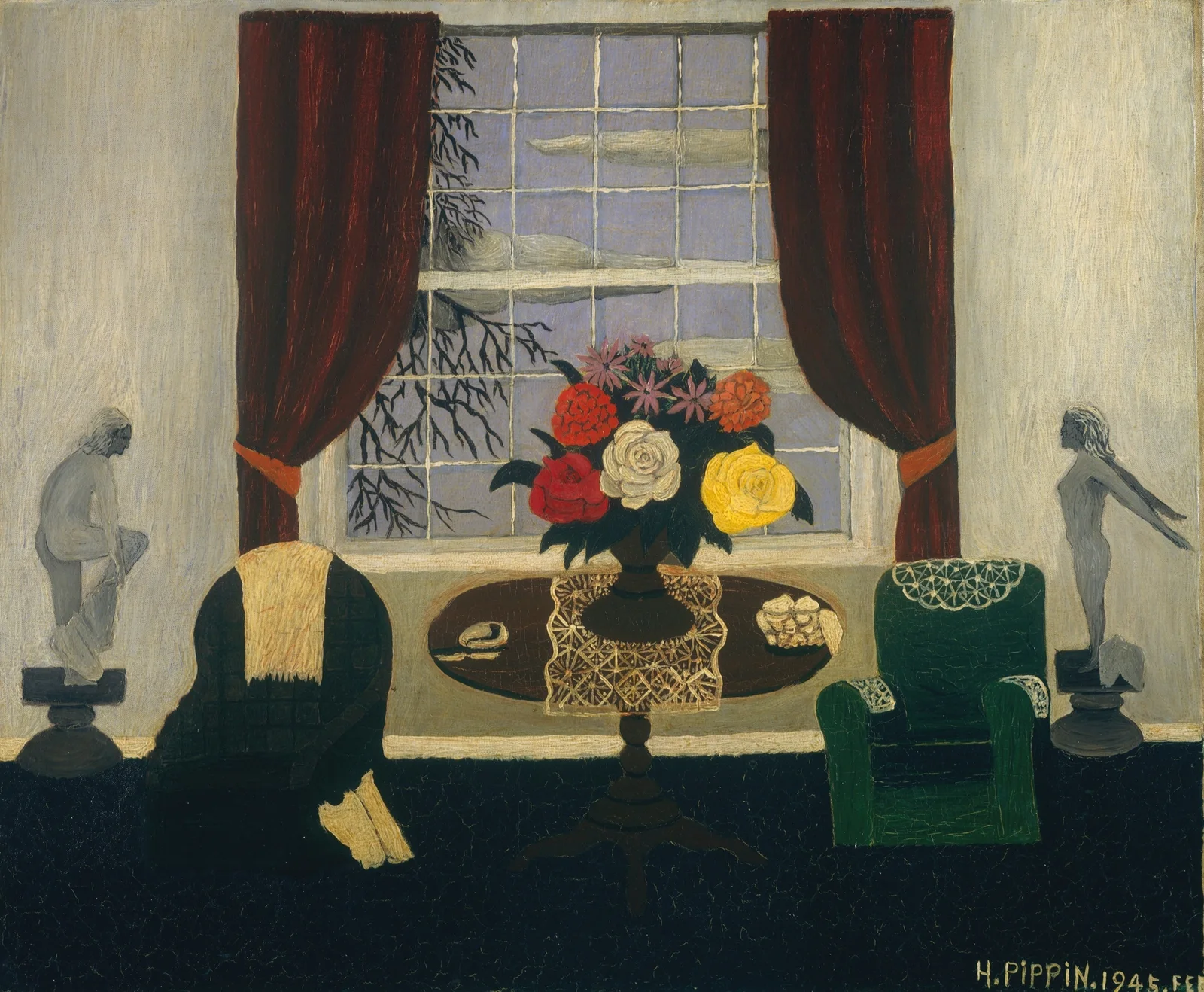 Victorian Interior I av Horace Pippin