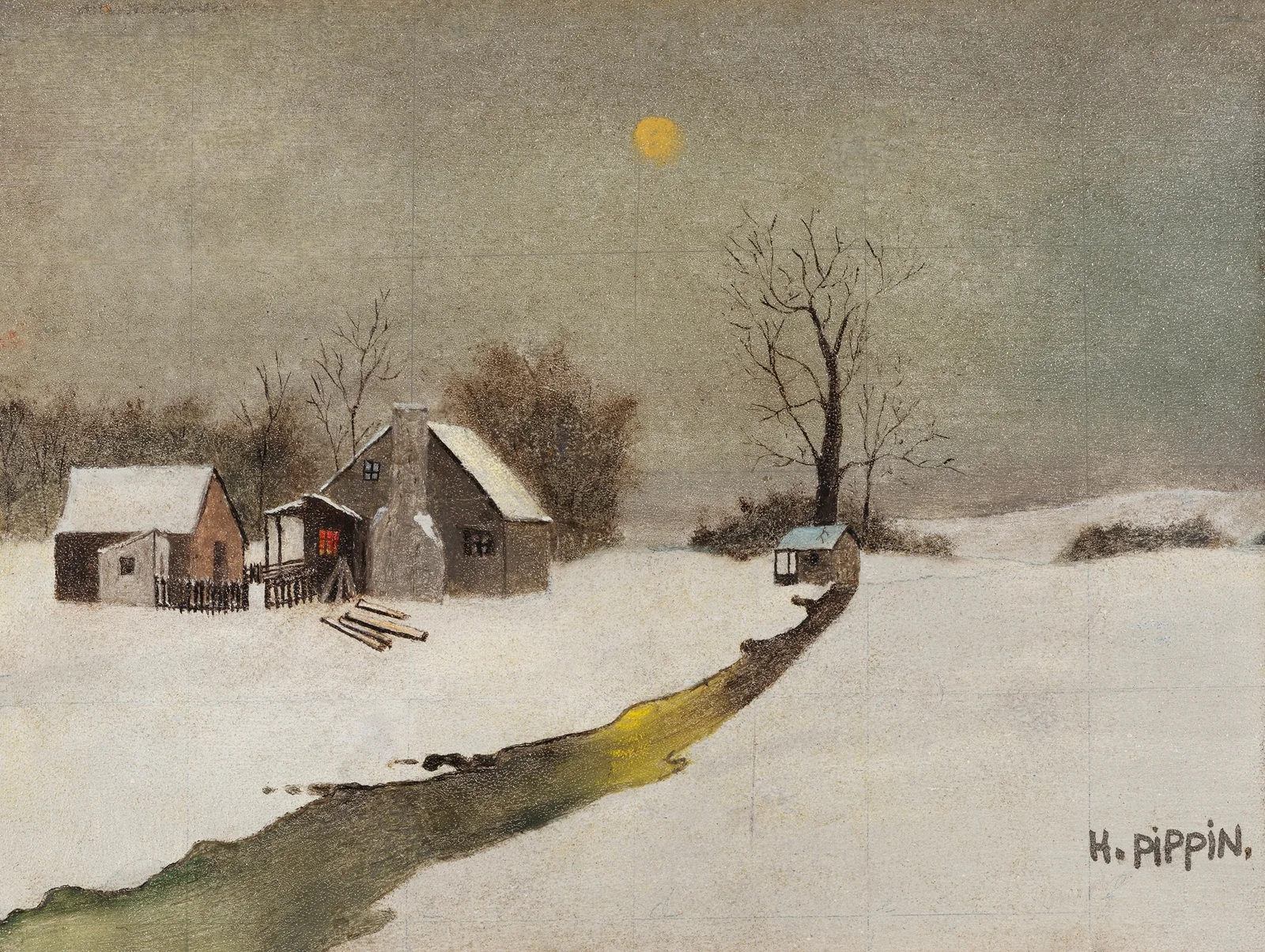 Winter Landscape av Horace Pippin