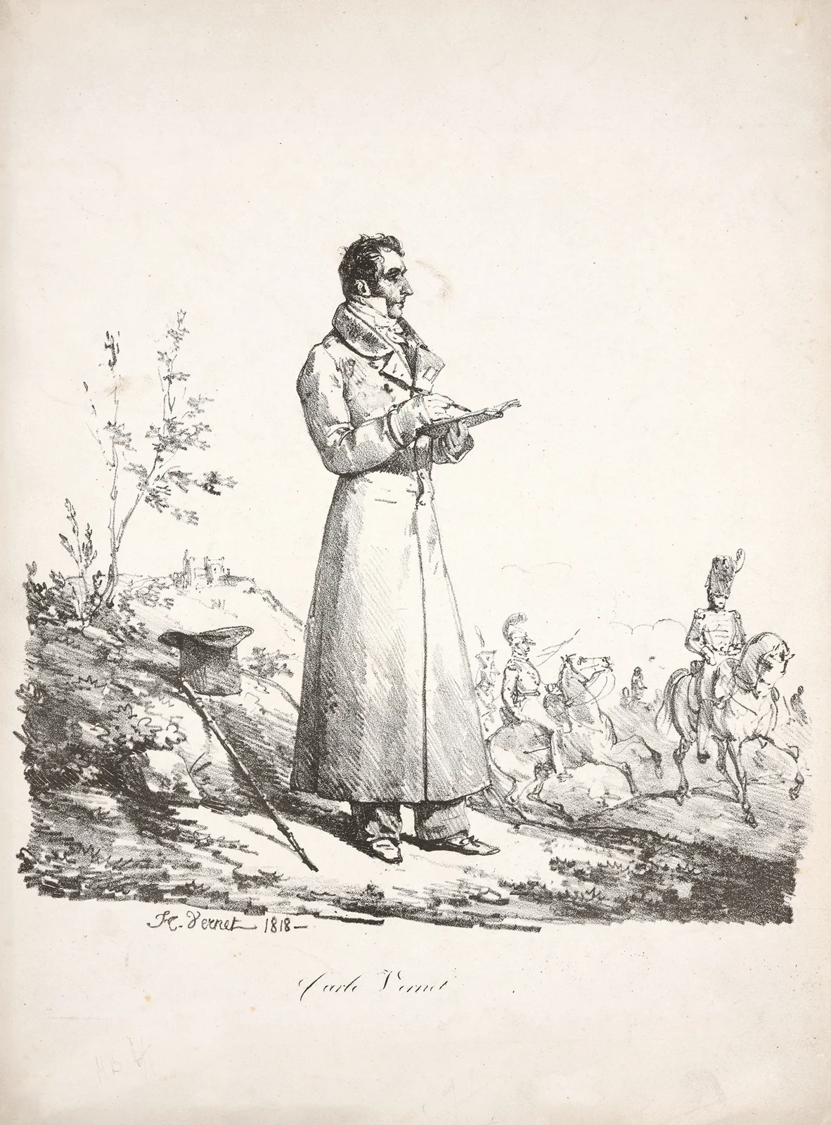 Carle Vernet av Horace Vernet