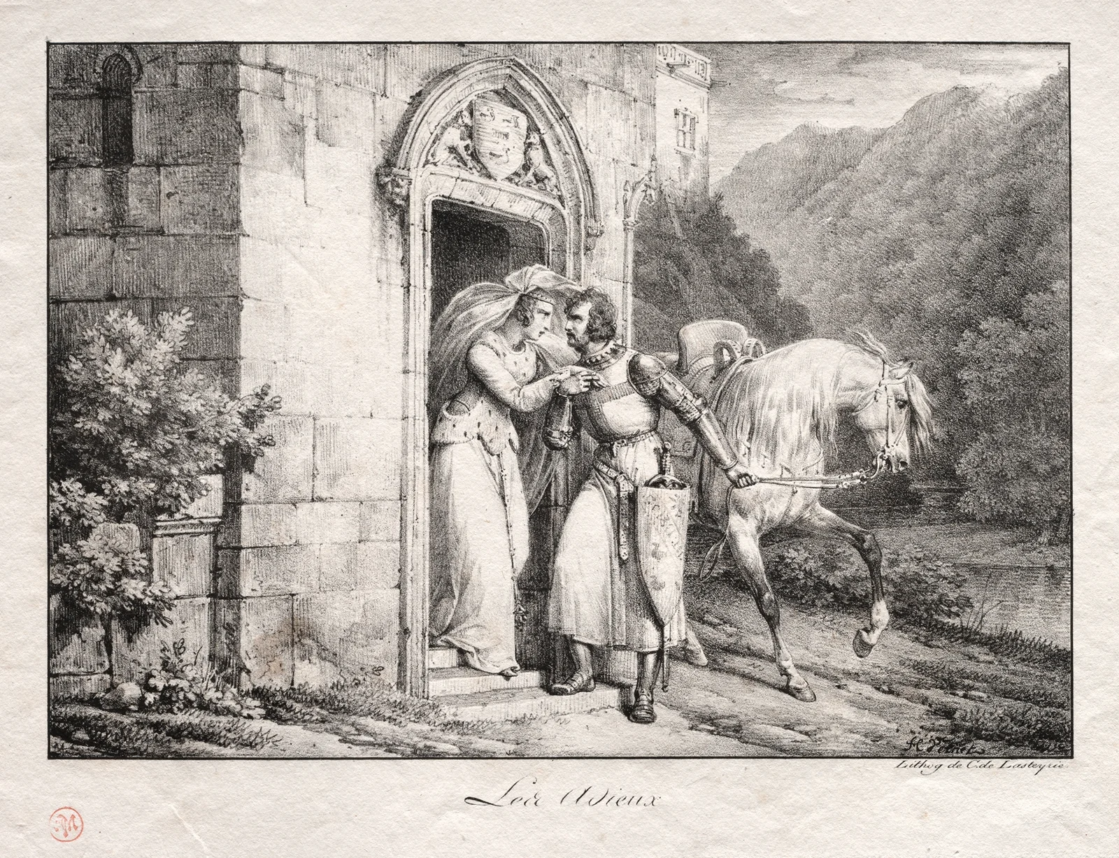 The Farewells av Horace Vernet