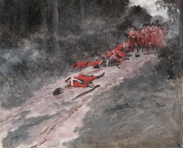 Braddock’s Defeat, Battle Of Monongahela av Howard Pyle
