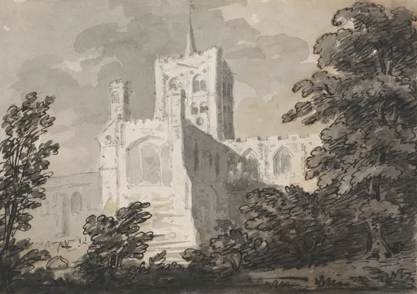 Abbey Church at St. Albans av George Howland Beaumont