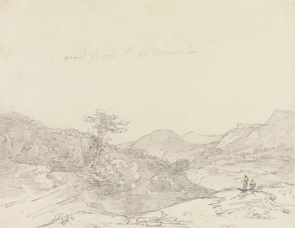 Between Llangollen and Oswestry av George Howland Beaumont