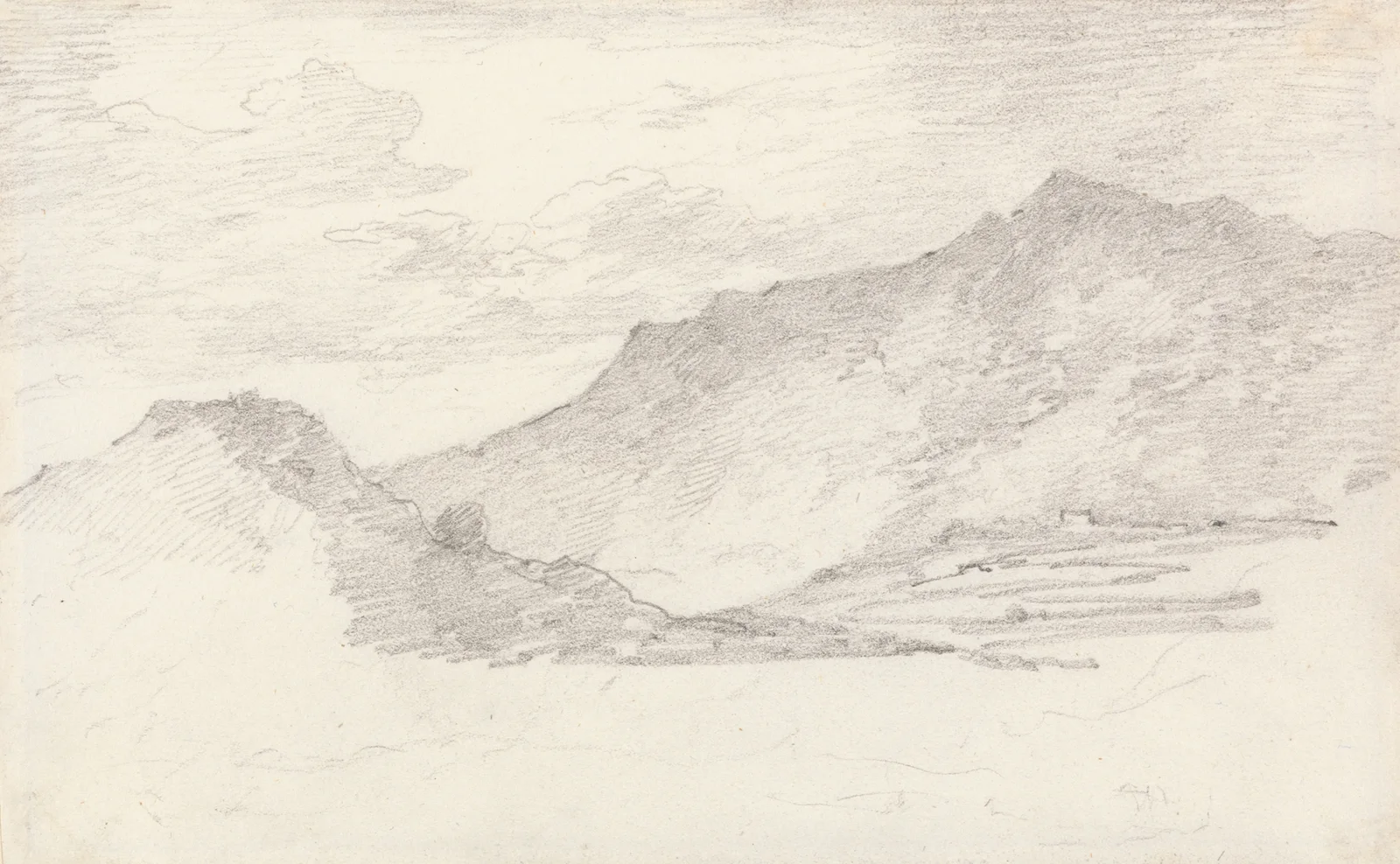 Hill Sketch av George Howland Beaumont