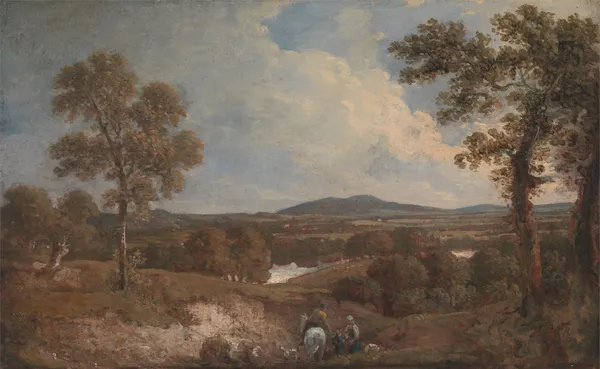 Landscape with Figures in the Foreground av George Howland Beaumont