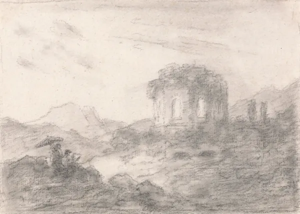 Temple of Venus, Bay of Baie av George Howland Beaumont