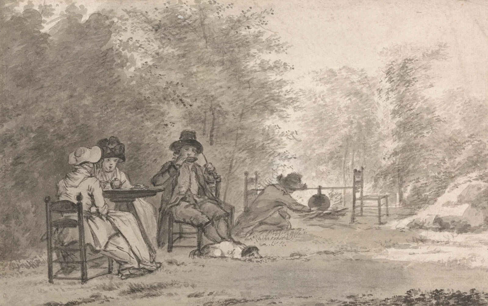 The Picnic av George Howland Beaumont