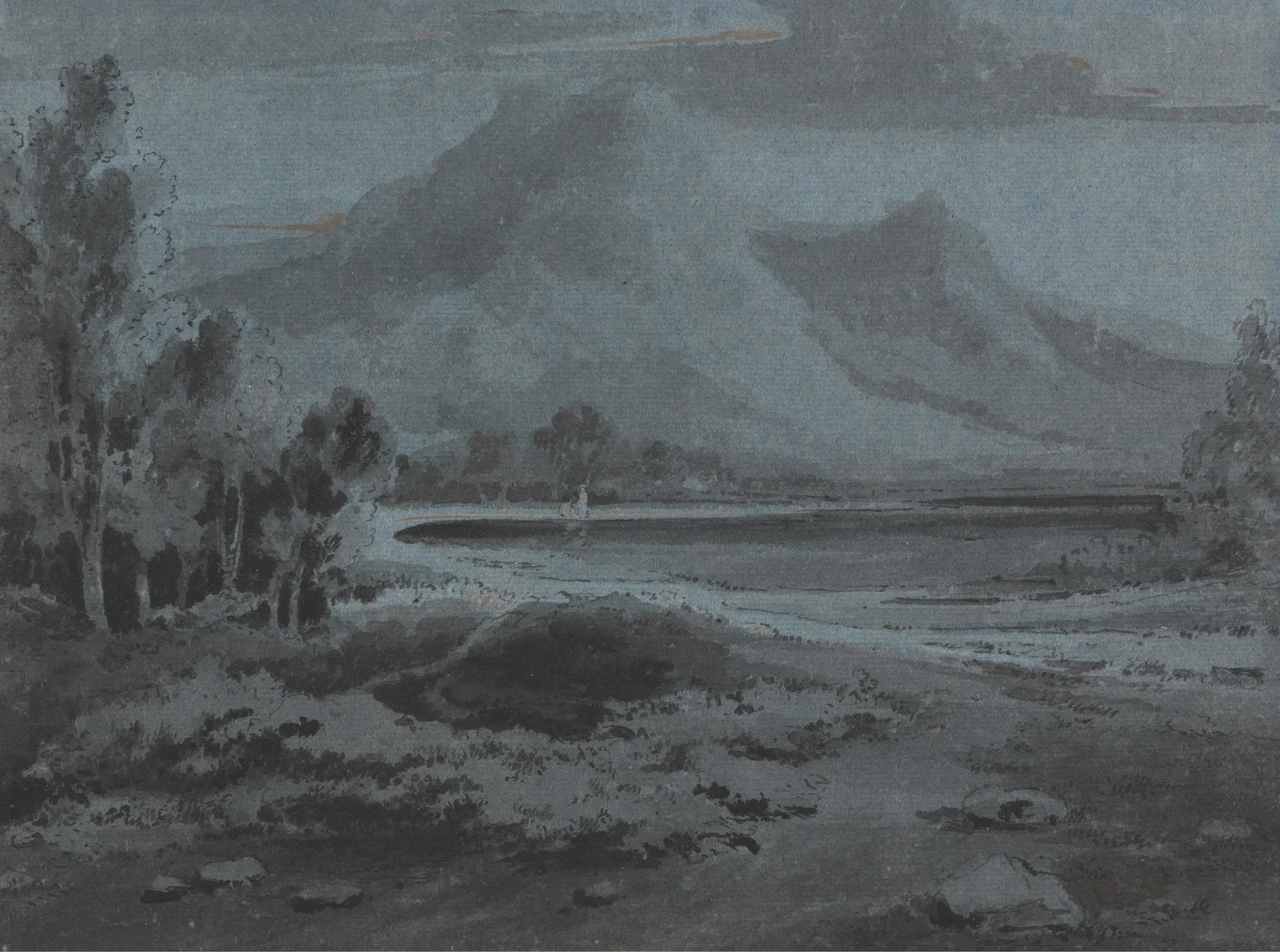 Welsh Landscape av George Howland Beaumont
