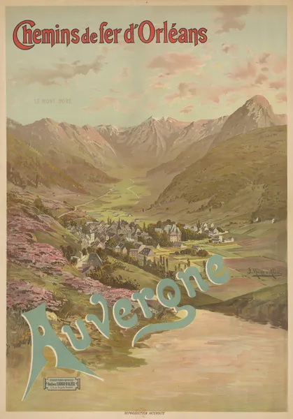 Chemins de Fer d’Orléans. Auvergne. Le Mont-Dore av Frederic Hugo d’Alési