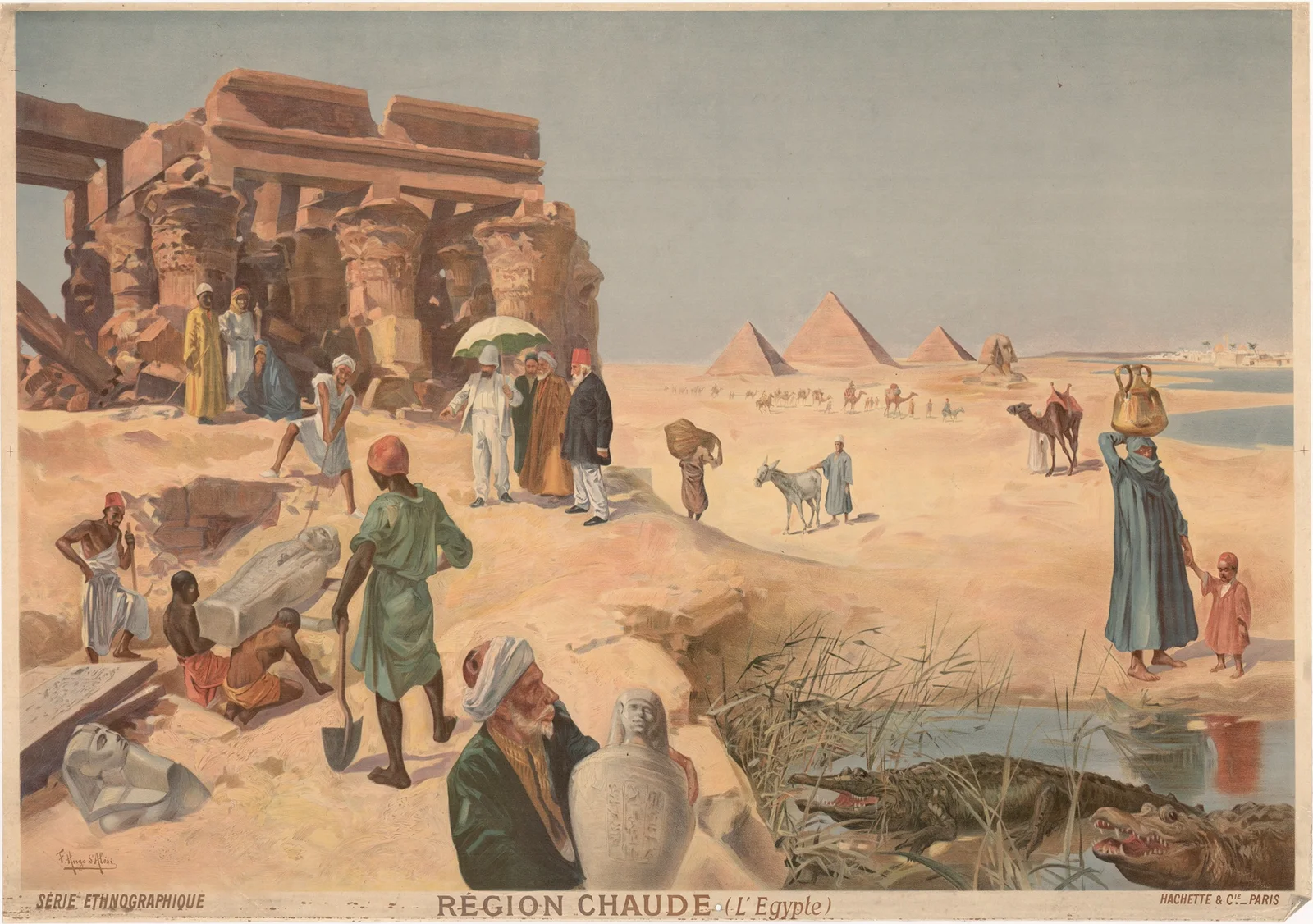 Hot region (Egypt) av Frederic Hugo d’Alési