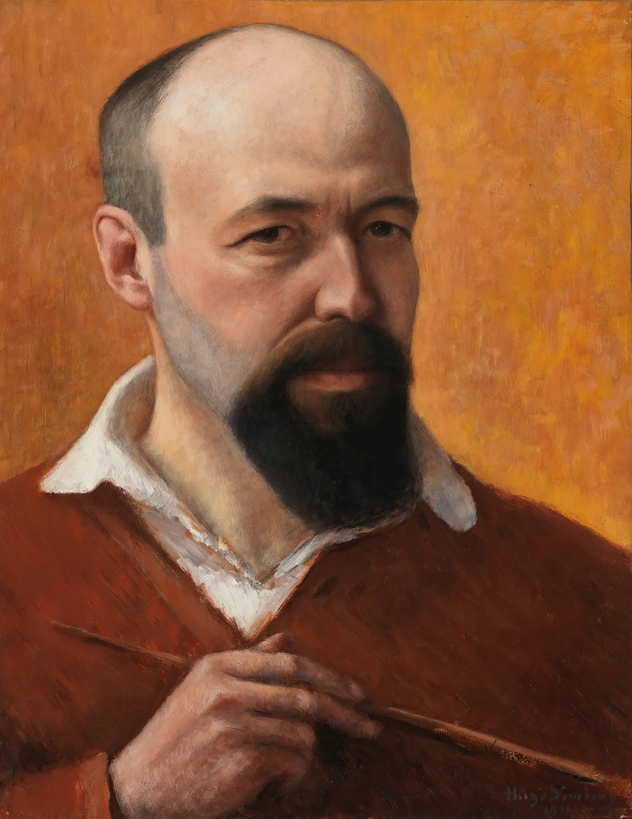 Self-Portrait av Hugo Simberg