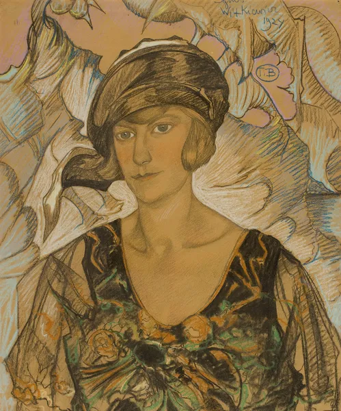 Portrait of Irena Szarota av Stanisław Ignacy Witkiewicz