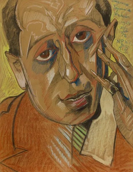 Portrait of Leon Reynel, 1924 av Stanisław Ignacy Witkiewicz