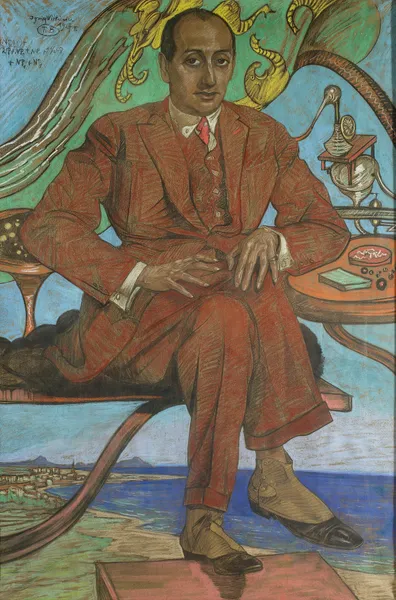 Portrait of Leon Reynel, 1927 av Stanisław Ignacy Witkiewicz
