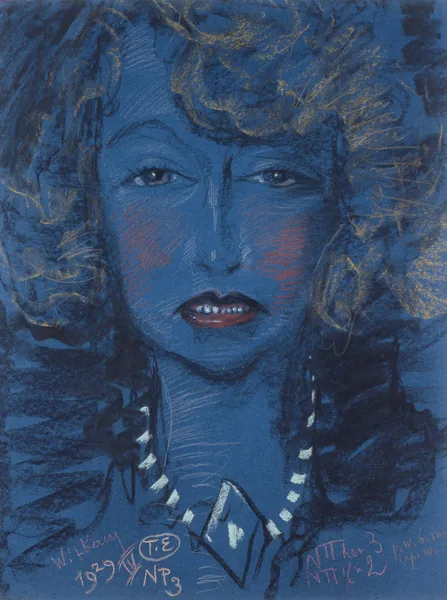 Portrait of Nena Stachurska, 1929 av Stanisław Ignacy Witkiewicz