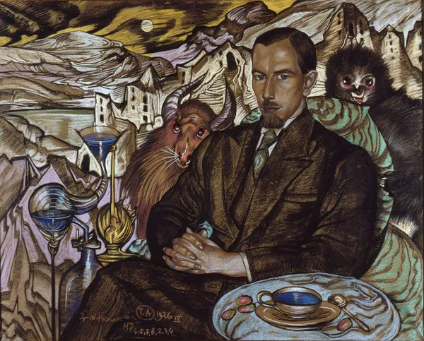 Portrait of Włodzimierz Nawrocki av Stanisław Ignacy Witkiewicz