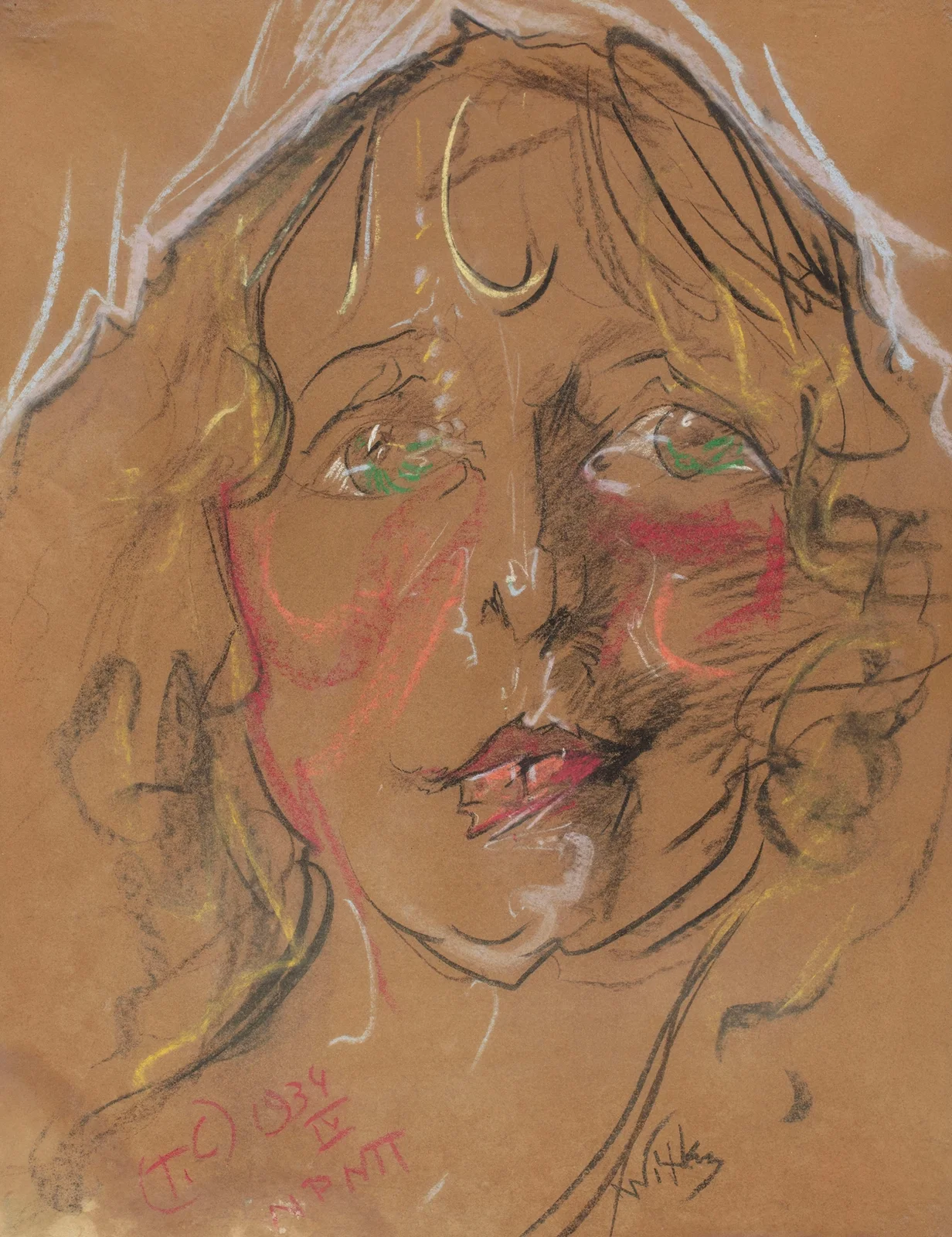 Portret Eugenii Bundykowej, 1934 – nr 2 av Stanisław Ignacy Witkiewicz
