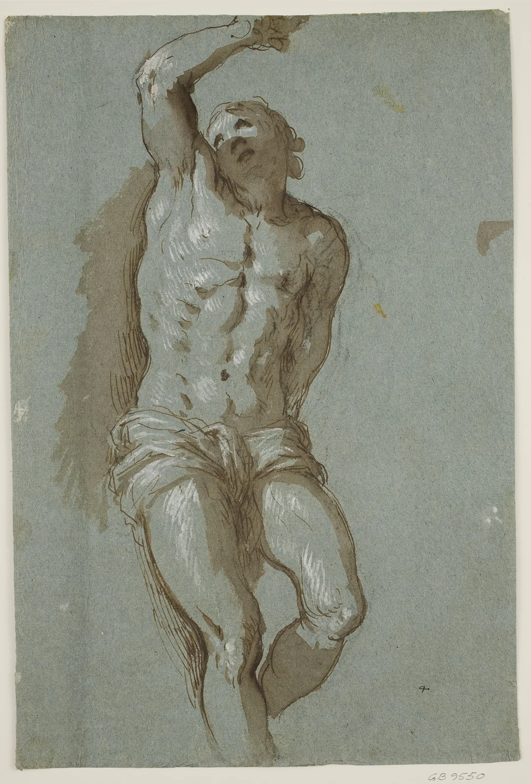 Den hellige Sebastian av Jacopo Palma il Giovane