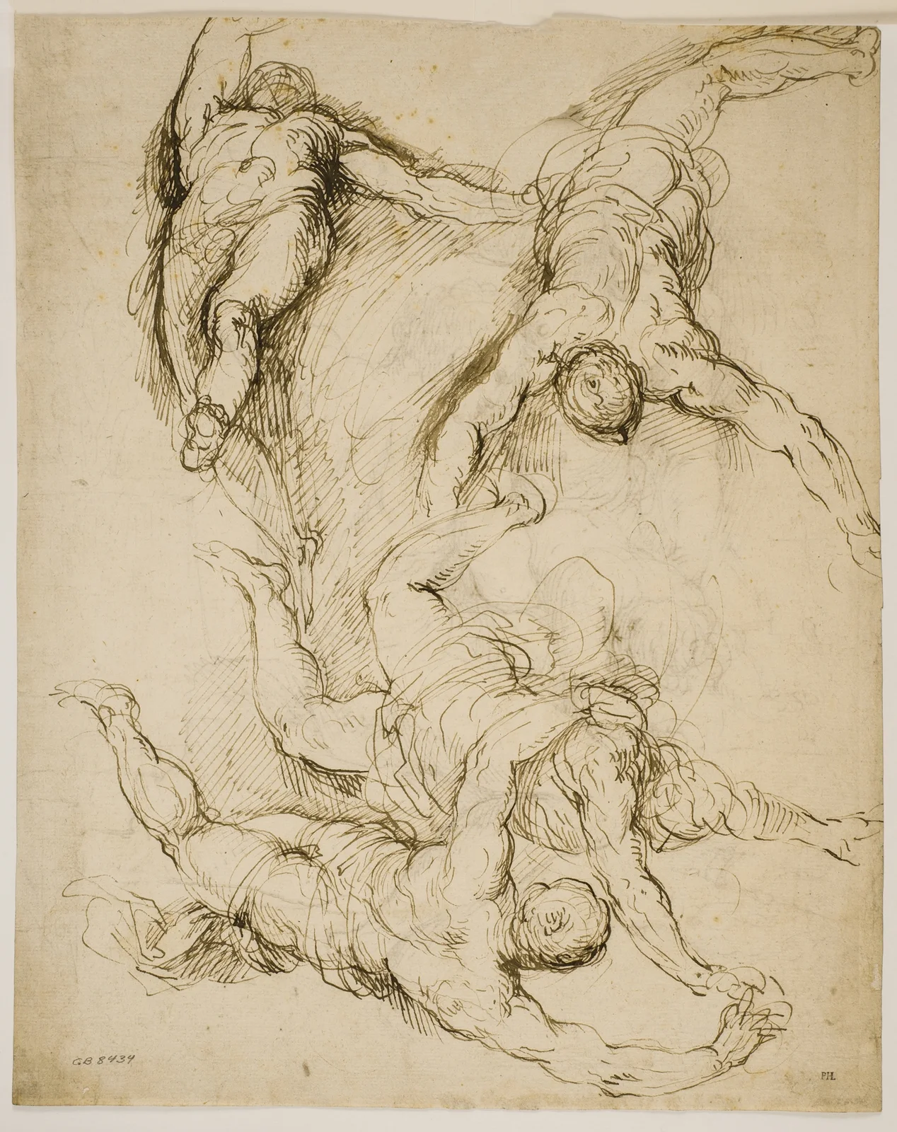 Fire svævende figurer av Jacopo Palma il Giovane