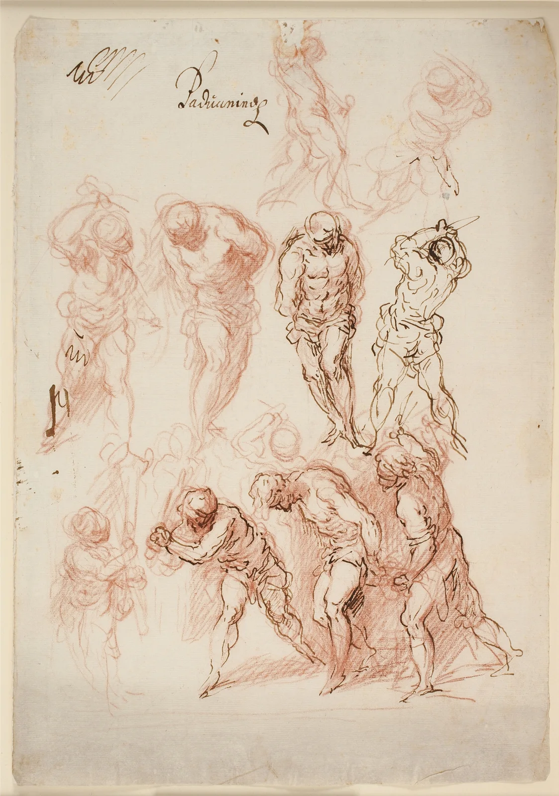 Studier til en Flagellation av Jacopo Palma il Giovane