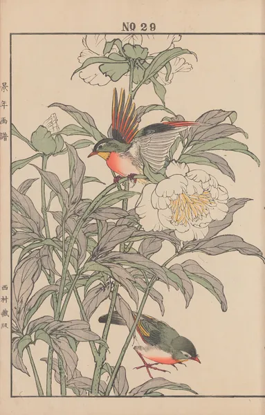 Keinen kachō gafu Pl.119 av Imao Keinen