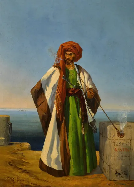 A Tobacco Merchant av Ippolito Caffi