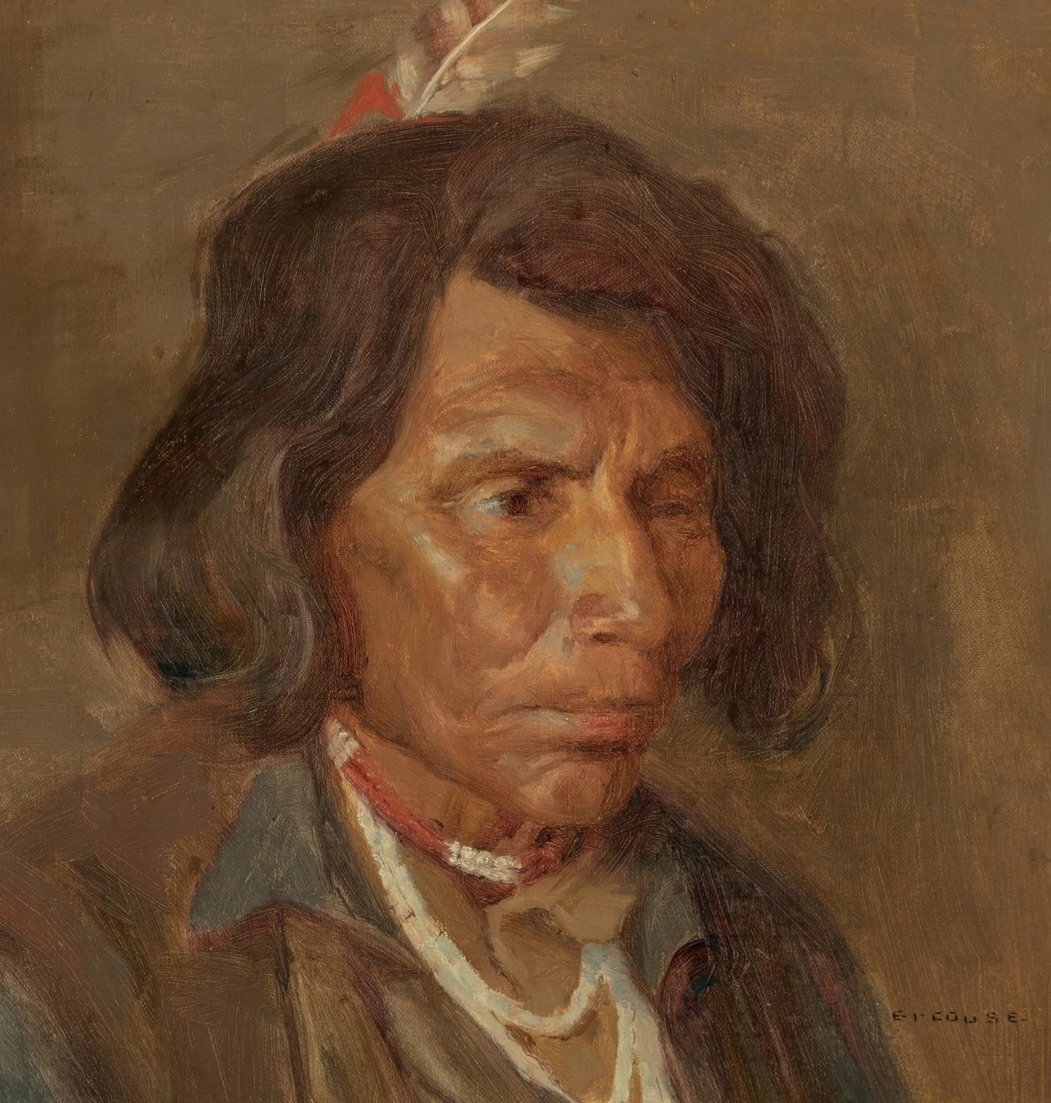 Klikitat Chief av Eanger Irving Couse