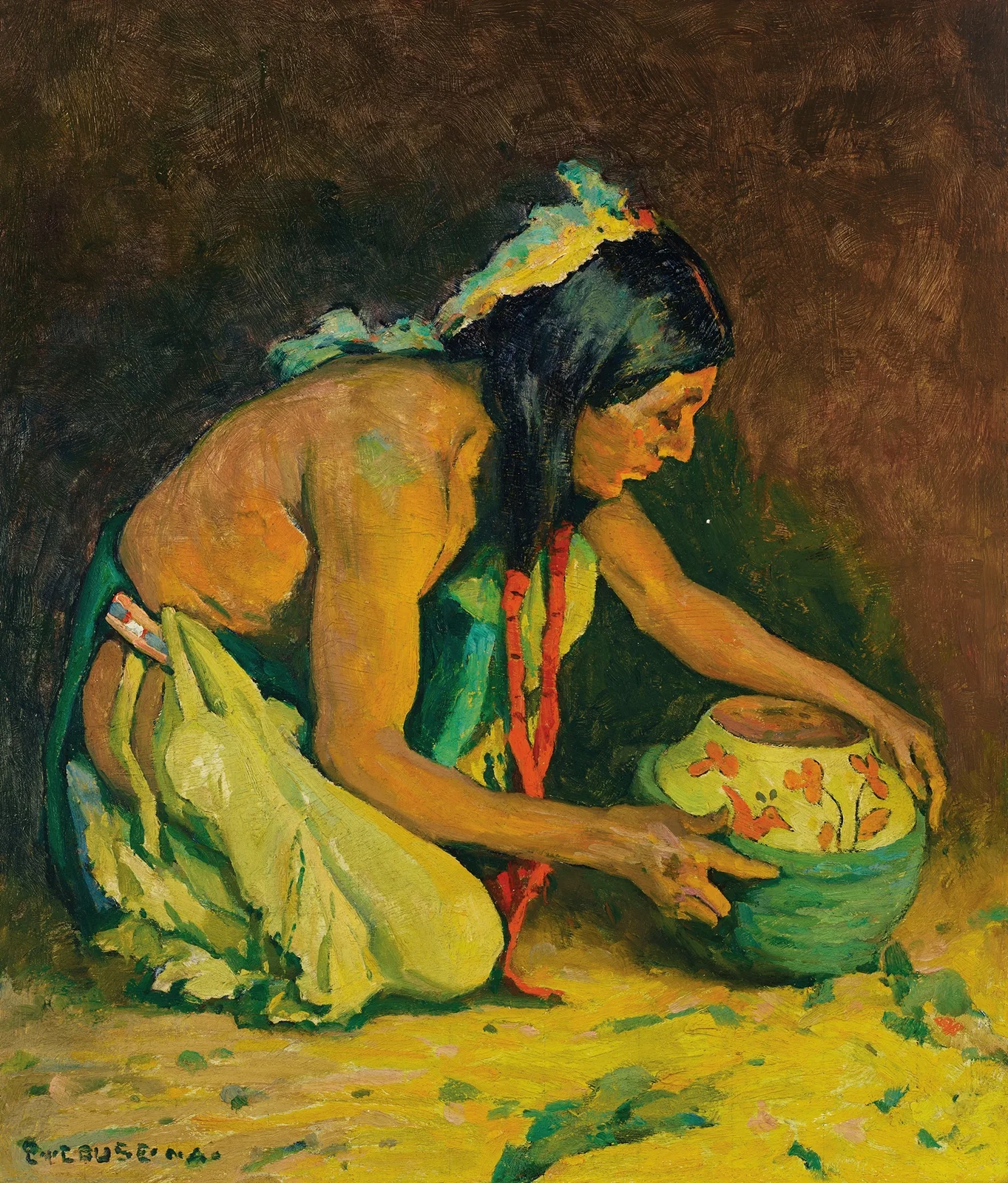 The Potter av Eanger Irving Couse