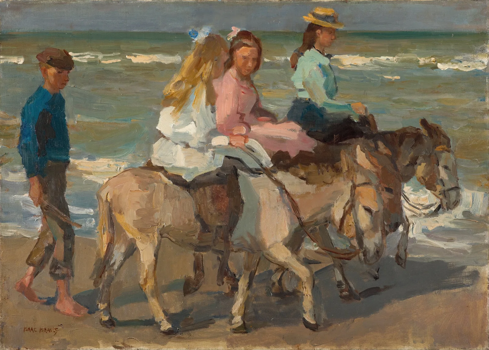 Donkey riding av Isaac Israëls