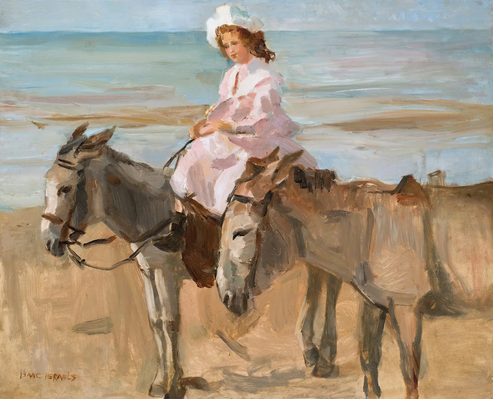 On Scheveningen beach av Isaac Israëls