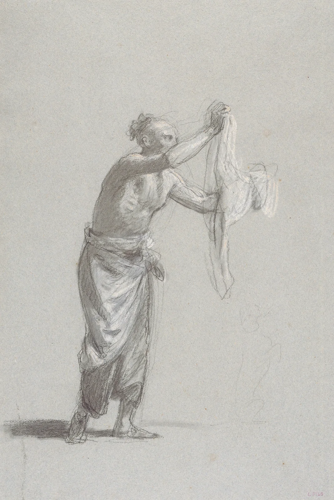 Arab with a Linen av Isidore Pils