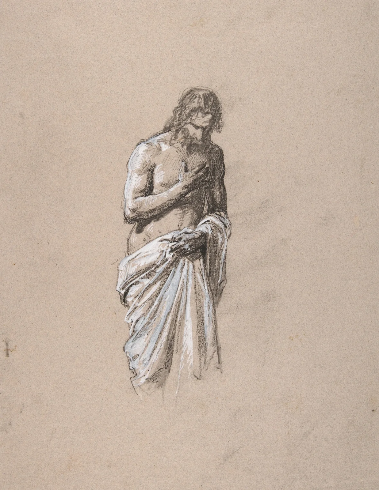 Study for Clovis (19th century) av Isidore Pils