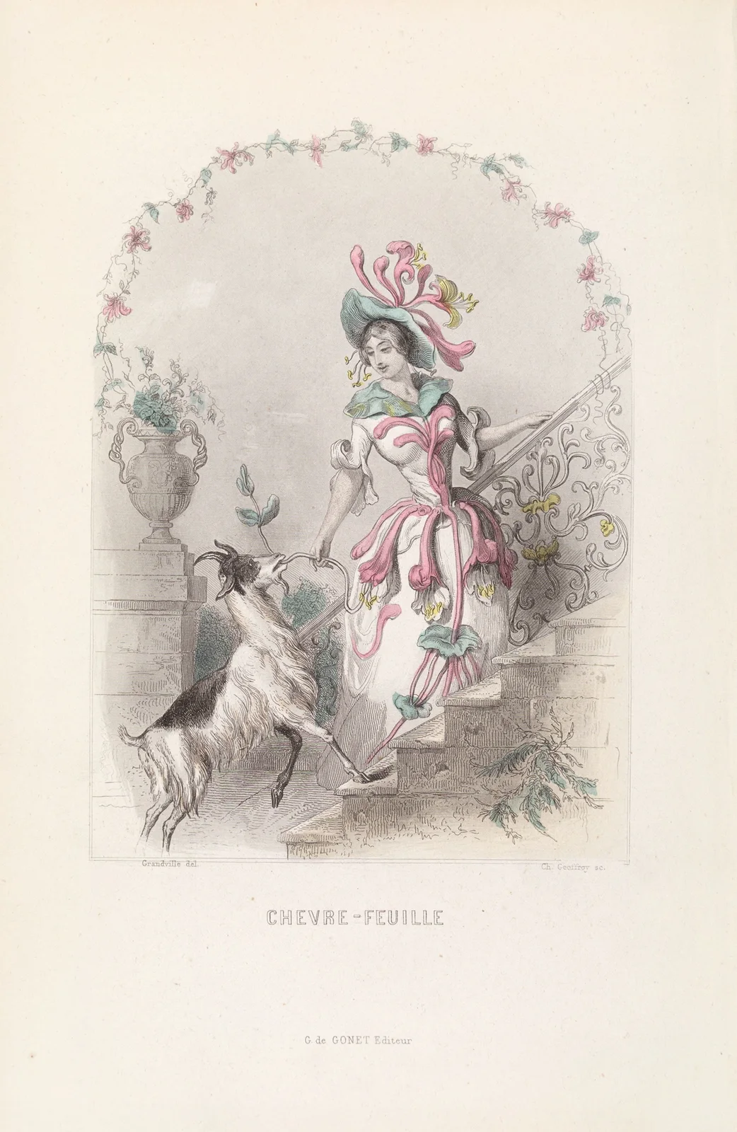 Chevre-Feuille av J. J. Grandville