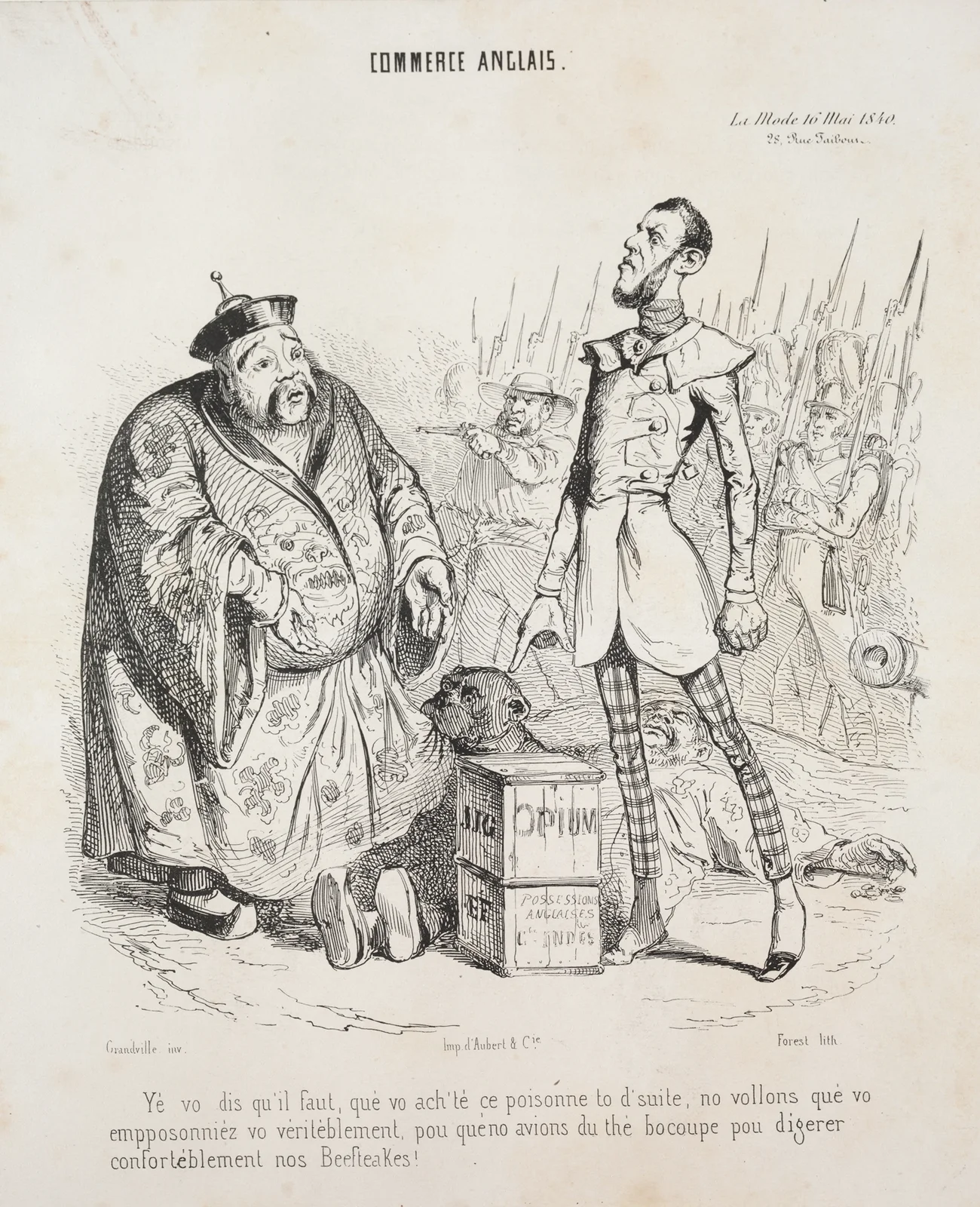 Commerce anglais av J. J. Grandville