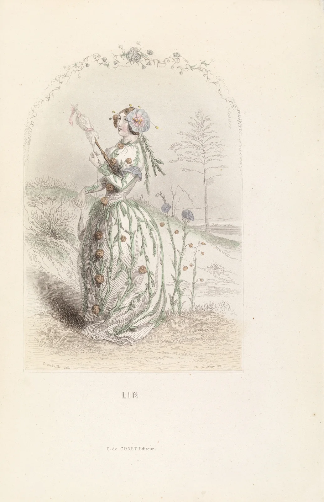 Lin av J. J. Grandville