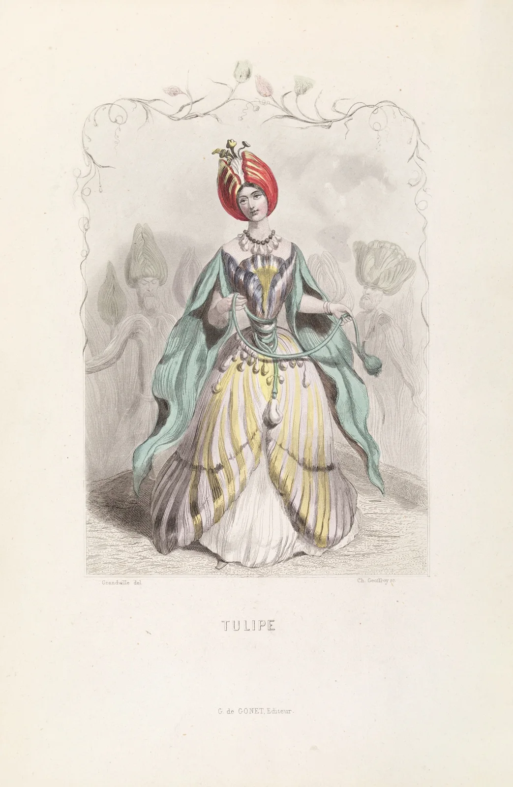 Tulipe av J. J. Grandville