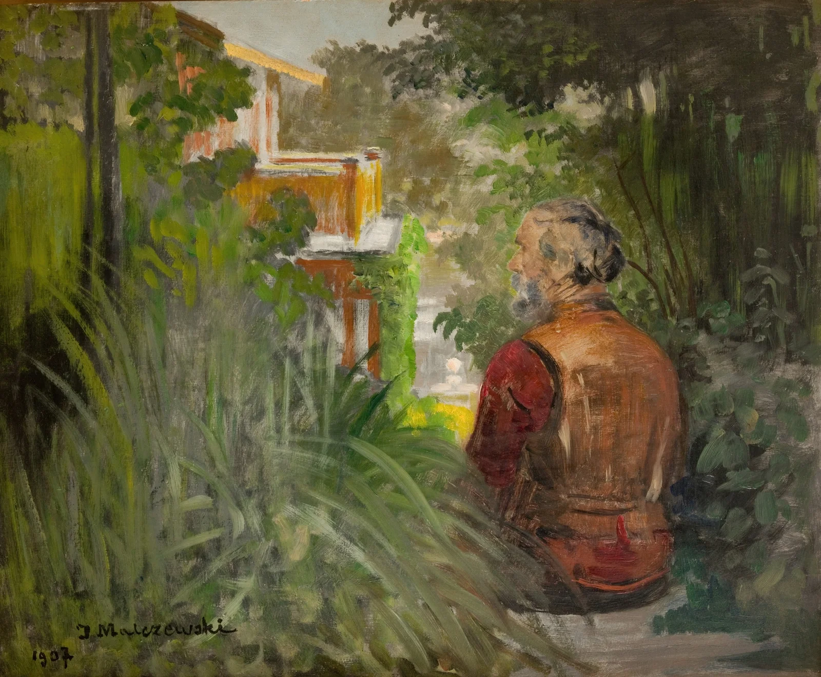 Landscape with a Palace av Jacek Malczewski
