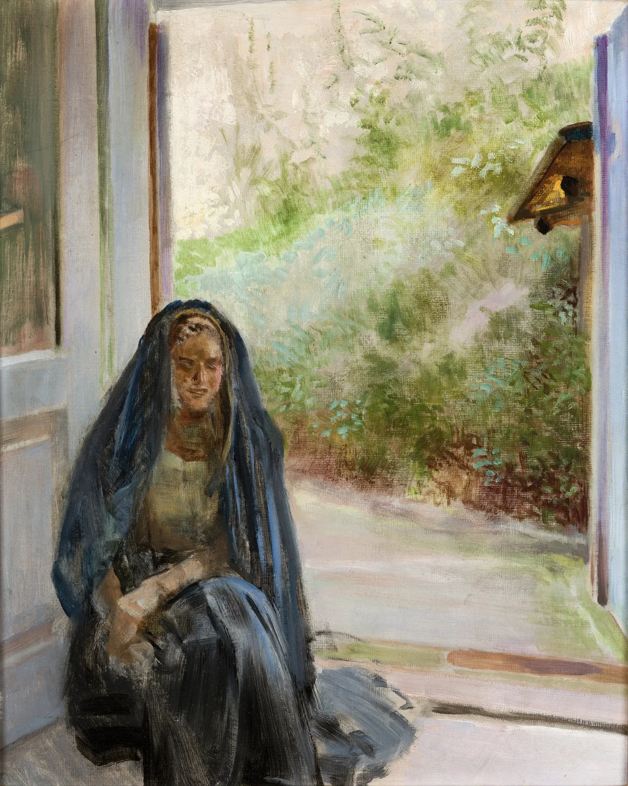 My Models – Triptych (Right Part) av Jacek Malczewski