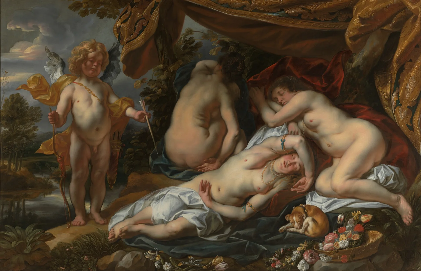 Cupid and Psyche av Jacob Jordaens