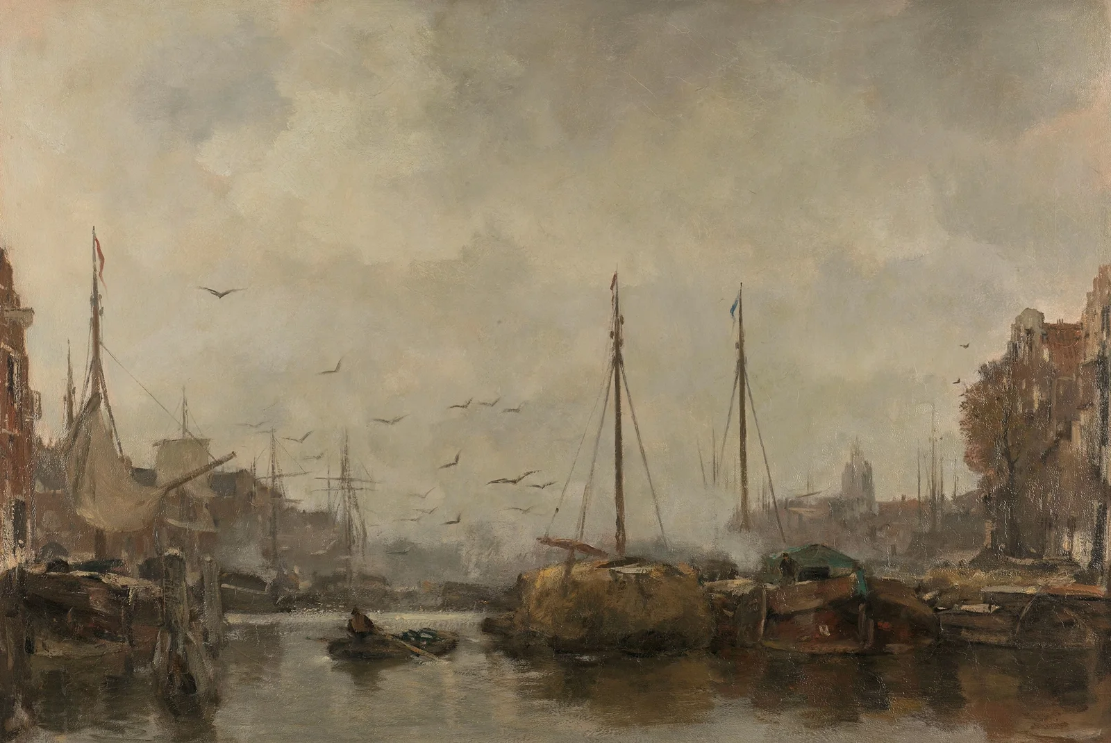 Cityscape av Jacob Maris