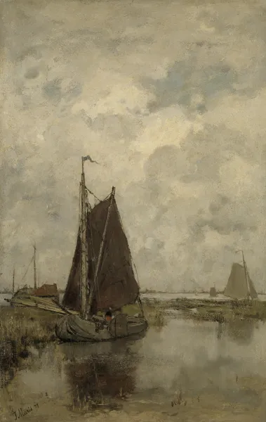 Ships in Dull Weather av Jacob Maris