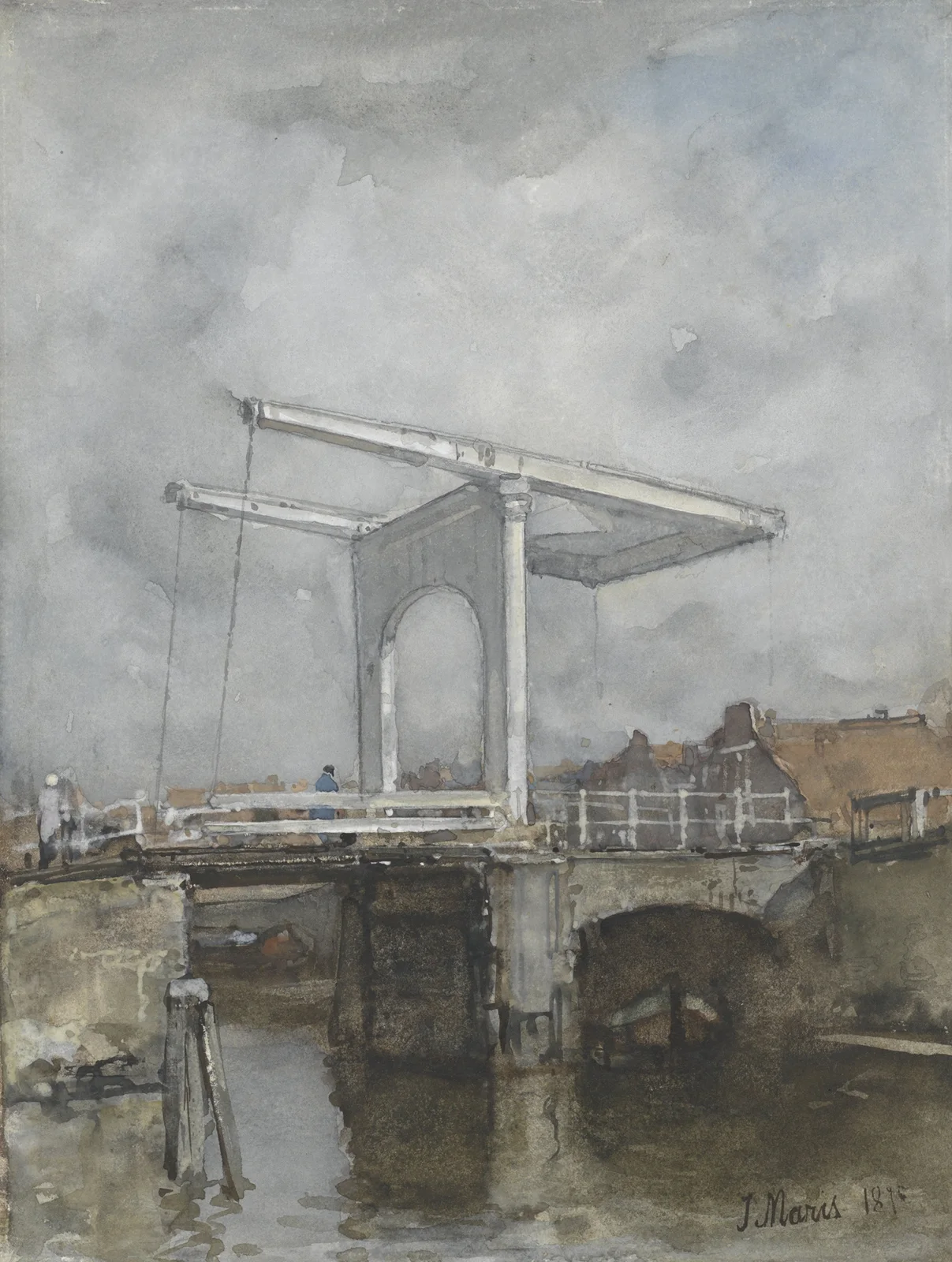 The Drawbridge av Jacob Maris