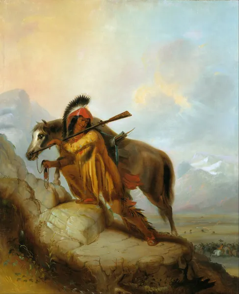 The Scalplock av Alfred Jacob Miller