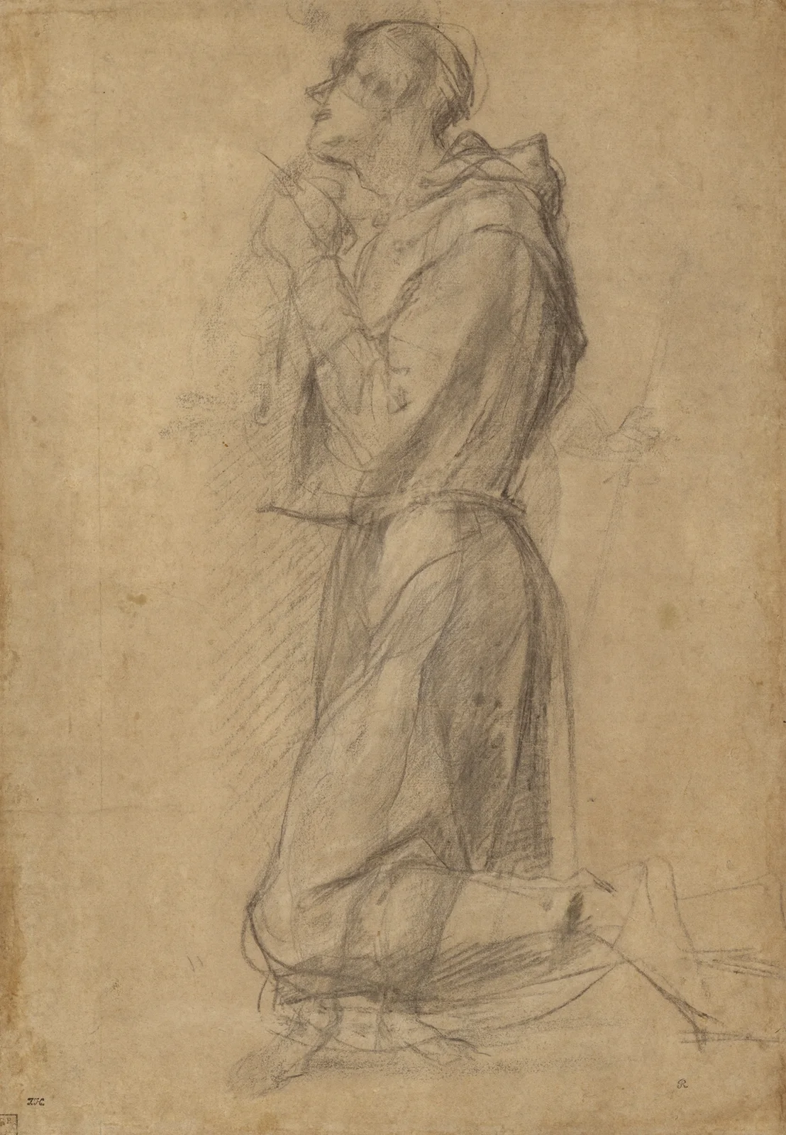Saint Francis av Pontormo (Jacopo Carucci)
